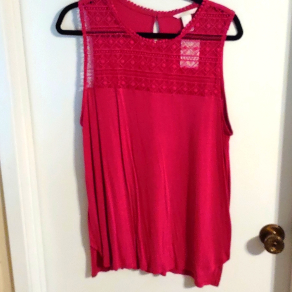 H&M sleeveless large top new never worn